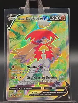 Hisuian Decidueye V 173/189 Sword And Shield: Astral Radiance Full Art Pokemon - Image 1
