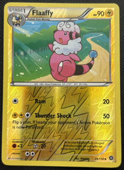 Flaaffy 39/114 Steam Siege Reverse Holo LP Pokemon 2016 - Image 1