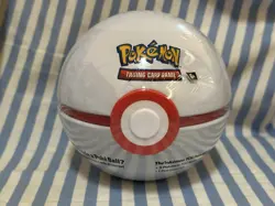 NEW! 2025 Pokemon Poke Ultra Ball Tin - 3 Pack & Coin Gold Factory Sealed HOT! - Image 1