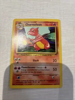 Pokemon TCG: 1999 Base Set Unlimited Charmander + Charmeleon 24/102 + 46/102 - Image 5