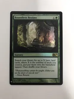 Boundless Realms Foil MTG Magic the Gathering Card NM Near Mint M13 - Image 1