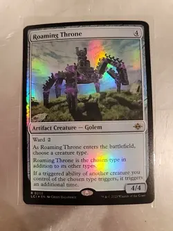 Roaming Throne #258 The Lost Caverns of Ixalan FOIL NM MTG - Image 1