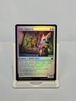 Hare Apparent #0015 Foil Foundations FDN MTG - Image 1