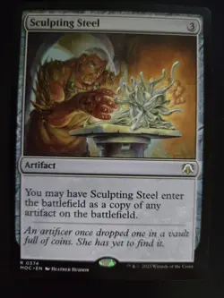 Sculpting Steel NM Commander: March of the Machine MTG FREE SHIPPING - Image 1