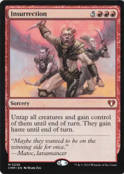 Insurrection Commander Masters Regular - NM #236 MTG CMM - Image 1