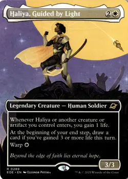 Haliya, Guided by Light (Borderless) R Edge of Eternities 289 NM - Image 1