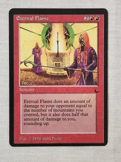 Played Eternal Flame The Dark Mtg Magic the Gathering - Image 1
