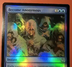 MAGIC MTG: * BECOME ANONYMOUS* ACR 0014- UNCOMMON /FOIL /NM - UNPLAYED - Image 2