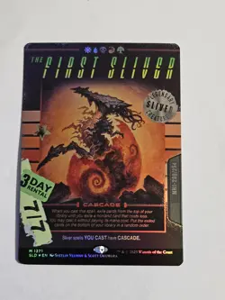 MTG Magic the Gathering Secret Lair the First Sliver (Foil) Mint Condition - Image 1