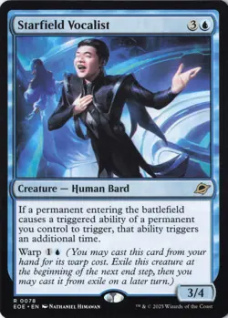 Starfield Vocalist Edge of Eternities Regular - NM #78 MTG EOE - Image 1