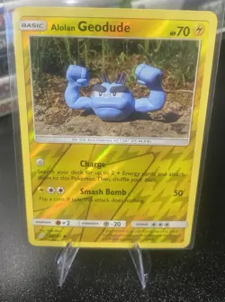 Pokemon - Alolan Geodude - 35/181 - Reverse Holo - Team Up - NM/M New ✨ - Image 1