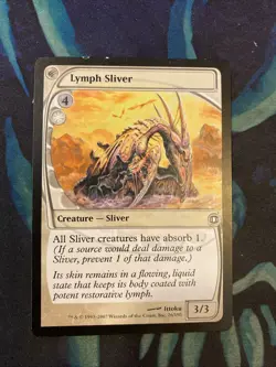 Magic the Gathering MTG Lymph Sliver (26) Future Sight LP - Image 1