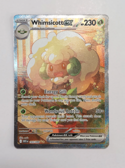 Pokemon Whimsicott EX ENGLISH SIR White Flare #165/086 Special Illustration Rare - Image 2
