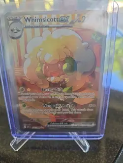 Pokemon Whimsicott EX ENGLISH SIR White Flare #165/086 Special Illustration Rare - Image 1