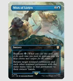 Mists of Lorien (Borderless) Lord of the Rings 501 Non-Foil NM - Image 1