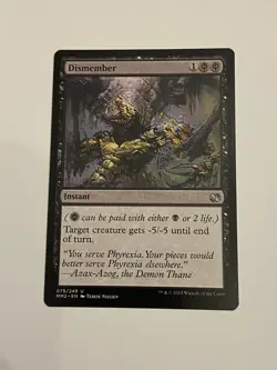 Magic the Gathering : MODERN MASTERS 2015 Dismember NM MTG - Image 1