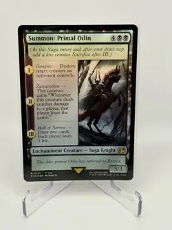 MTG: Final Fantasy Summon: Primal Odin Foil R 0121 - Image 1