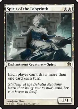 MTG Born of the Gods - Spirit of the Labyrinth - Image 1