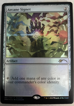 Magic The Gathering Secret Lair 2023 Magic Con Festival Foil ARCANE SIGNET MTG - Image 1