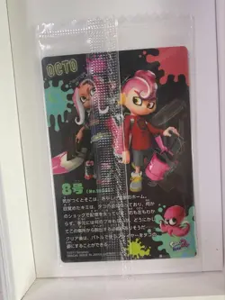 Splatoon 2 Squid Card Wafer Secret Card Game Collectible - Image 2