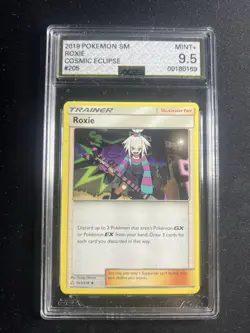 Roxie 205/236 - NM SM Cosmic Eclipse - Pokemon 2019 TCG Card MINT+ AGS 9.5 - Image 1