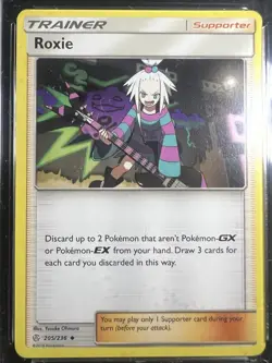 Roxie 205/236 - NM SM Cosmic Eclipse - Pokemon 2019 TCG Card MINT+ AGS 9.5 - Image 2