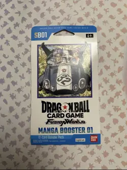 Dragon Ball Super Card Game Fusion World Manga Booster 01 Factory Sealed - Image 1