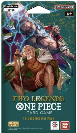 Two Legends Blister Booster Pack One Piece Card Game OP08 English OP8 - Image 1