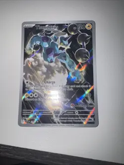 Pokemon TCG Thundurus 209 Pokemon Center Stamped Promo Black Bolt NM - Image 2