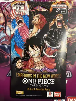 One Piece Card Game OP09 English OP9 Blister Pack Emperors In The New World - Image 1