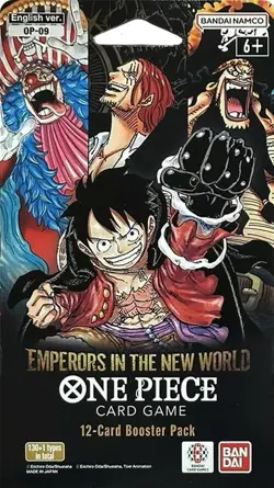 One Piece Card Game OP09 English OP9 Blister Pack Emperors In The New World - Image 2