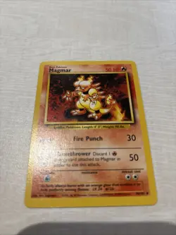 Pokemon Magmar Base Set Card 36/102 - Image 1