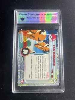 Kakuna #14 Chrome Holo Foil Starburst Pokemon 1999 Topps Card Movie TV -CC&G 7.5 - Image 3