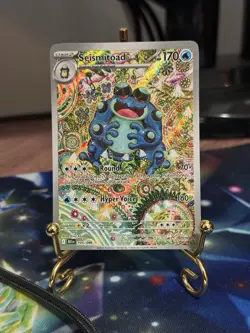 2025 Pokemon TCG - Black Bolt - Seismitoad Illustration Rare 105/086 NM - Image 1