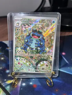 2025 Pokemon TCG - Black Bolt - Seismitoad Illustration Rare 105/086 NM - Image 4
