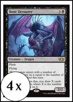 MTG - 4 x Bone Devourer - Tarkir: Dragonstorm - Playset 4x x4 - Image 1