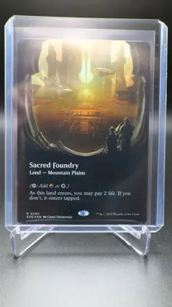 Sacred Foundry (Borderless Foil) - MTG: Edge of Eternities - Image 1