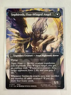 Sephiroth, Fabled SOLDIER (0317) (Borderless) Final Fantasy MTG Mythic Rare Mint - Image 2