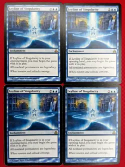 MTG 4X Leyline of Singularity X4 Guildpact Magic - LP/PL - Image 1