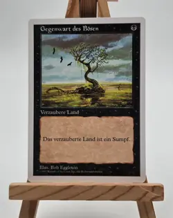 Gegenwart des Bosen 5. Edition (5ED) Magic Karte MTG Deutsch (Evil Presence) - Image 1