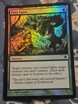 Prey Upon FOIL Innistrad MTG MAGIC - Image 1