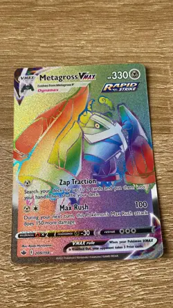 Pokemon Chilling Reign 208/198 Metagross VMAX (Rainbow Rare) - Image 2
