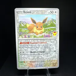 Eevee - (Pokemon Day 2025) (Reverse Cosmos Holo) 074/131 & Products Reverse Holo - Image 1