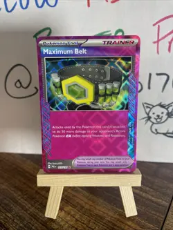 Pokemon Maximum Belt ACE SPEC Rare SV: Prismatic Evolutions 117/131 NM - Image 1