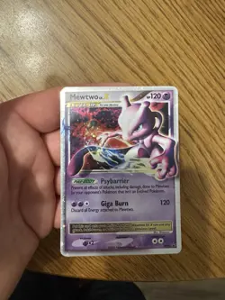 Mewtwo Lv. X Rare Pokemon 2008 - Black Star Promo Card DP28 - Image 1