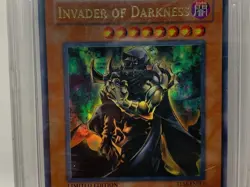 YUGIOH! INVADER OF DARKNESS LIMITED ED SECRET RARE CARD BCCG 10 MINT OR BETTER - Image 4