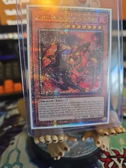Yugioh Blaster Dragon Ruler Of Infernos Quarter Century Secret Rare QCR RA03 - Image 1
