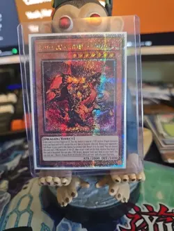 Yugioh Blaster Dragon Ruler Of Infernos Quarter Century Secret Rare QCR RA03 - Image 3