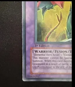 Yugioh Elemental Hero Flame Wingman TLM-EN035 Ultra Rare 1st Ed LP - Image 2