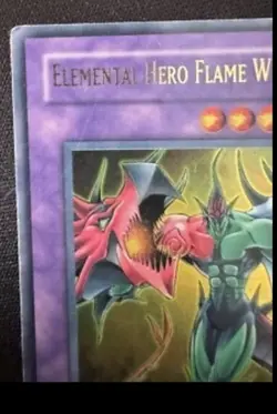 Yugioh Elemental Hero Flame Wingman TLM-EN035 Ultra Rare 1st Ed LP - Image 5